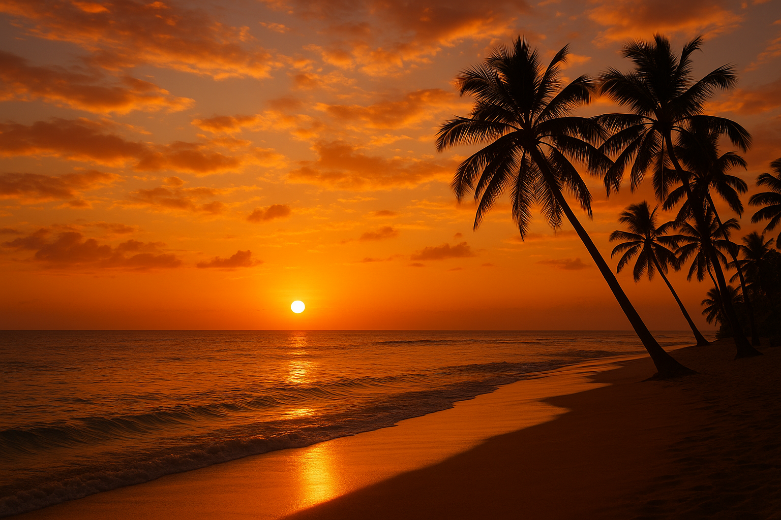Beach sunset
